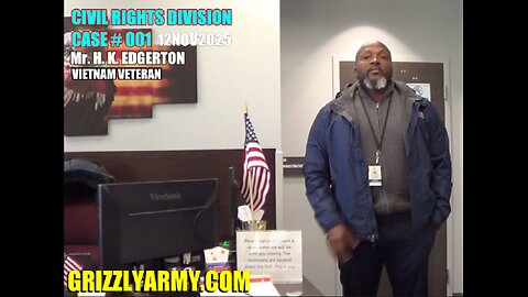 Mr. H. K. EDGERTON CIVIL RIGHTS VIOLATION CASE #001