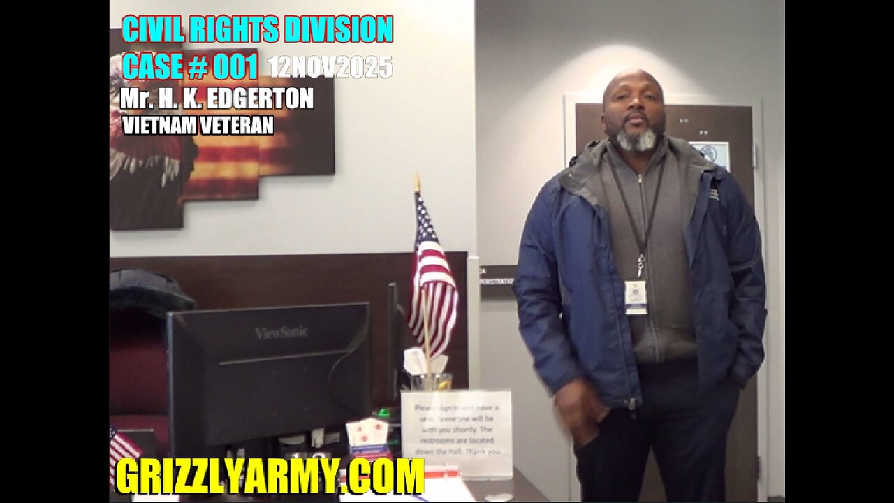 Mr. H. K. EDGERTON CIVIL RIGHTS VIOLATION CASE #001