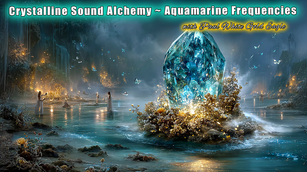 Crystalline Sound Alchemy 🕉 Aquamarine Frequencies to Restore Your Divine DNA 💎🎶 Plasmatic Waves 🕉🕉