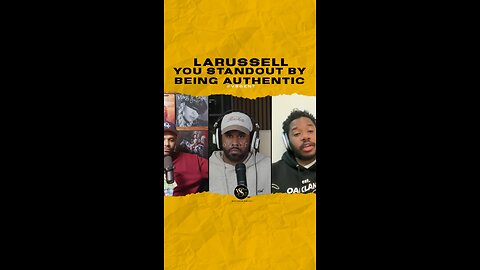 @larussell You standout by being authentic. #larussell 🎥 @earnyourleisure