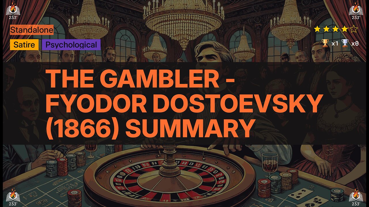 The Gambler - Fyodor Dostoevsky (1866) Summary