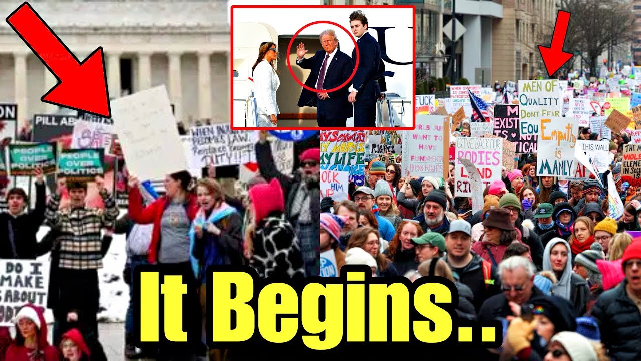 Massive Protests Erupt in Washington DC as Thousands Gather to Oppose Trump’s Inauguration