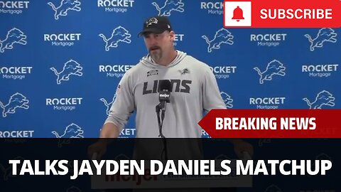 Dan Campbell Talks Playing Jayden Daniels