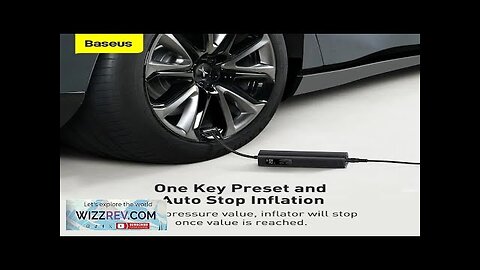 Baseus Car Inflator Pump 12V Smart Electric Car Tire Pump 150 PSI Review