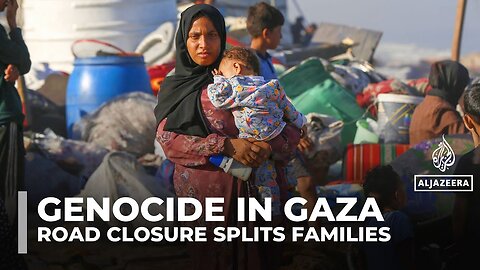 Israel’s closure of Gaza’s key route splits families and overcrowds shelters