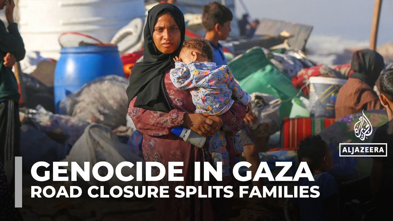 Israel’s closure of Gaza’s key route splits families and overcrowds shelters