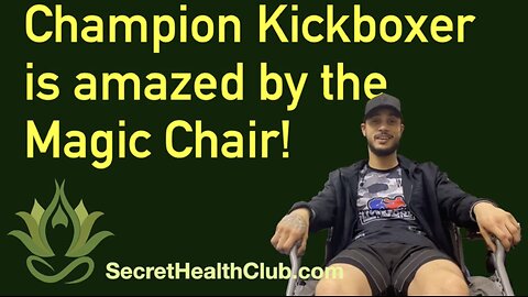 Trauma Release - Champion Kickboxer stabbing experience, finally calm with the Magic Chair