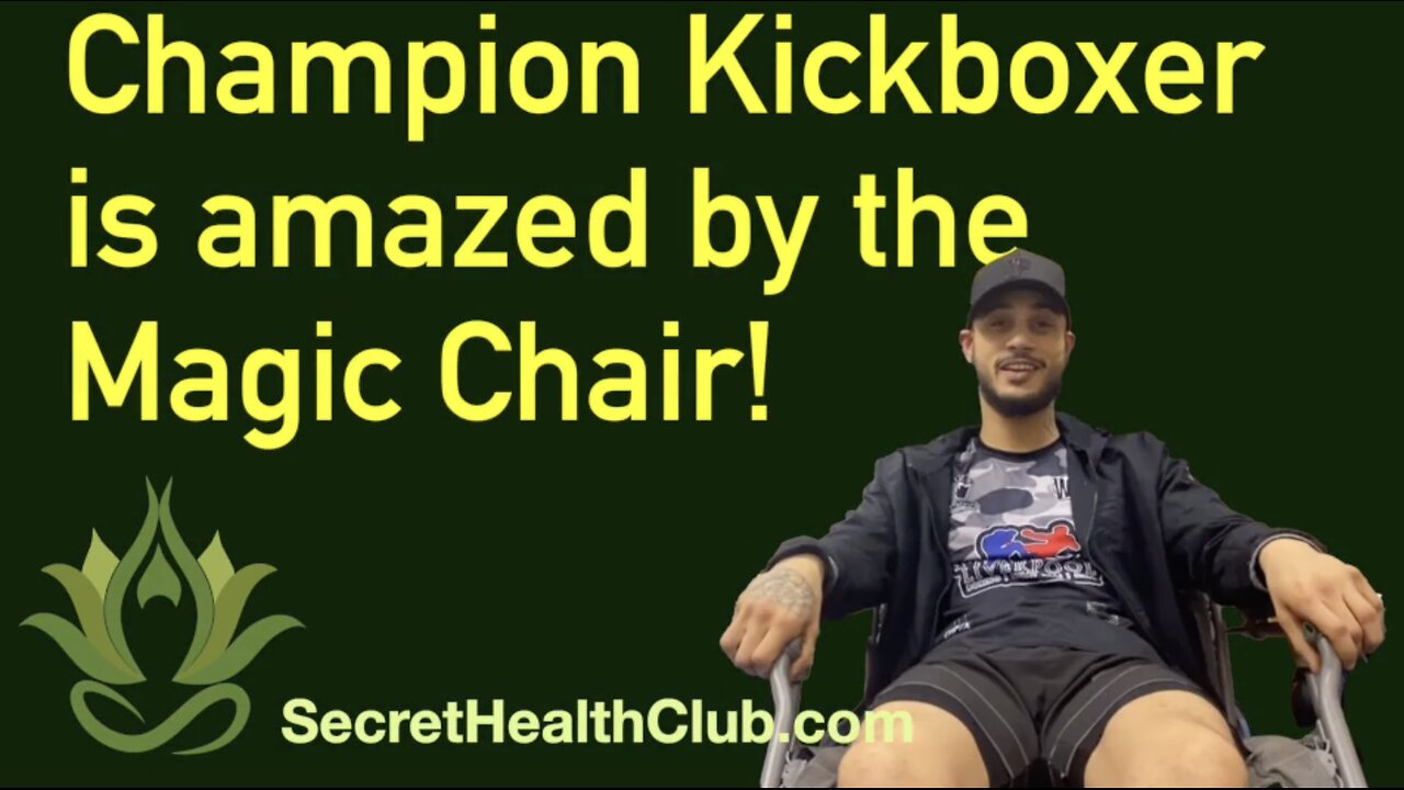 Trauma Release - Champion Kickboxer stabbing experience, finally calm with the Magic Chair