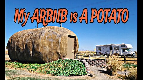 We sleeped inside a BIG Potatoe in Idaho 2024(Pre-upload from YouTube)