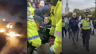 Christian Town on Fire in Holy Land, Pro-Pal Old Woman and Blind Man arrested in UK