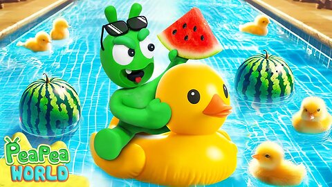 Get Watermelon From Trouble Ducklings 🍉 Cartoon For Kids 💖 Pea Pea World