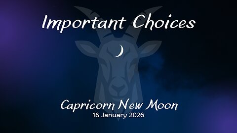 Capricorn Stellium & the New Moon ♑️ 18 January 2026 ✨ Pivotal New Starts ✨ All 12 Signs
