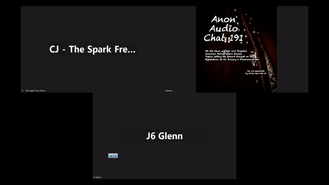 Anon Audio Chat 191 | SG Sits Down w/ January 6th Prisoner-of-War "J6 Glenn": A J6'er is Refusing Trump's Presidential Pardon