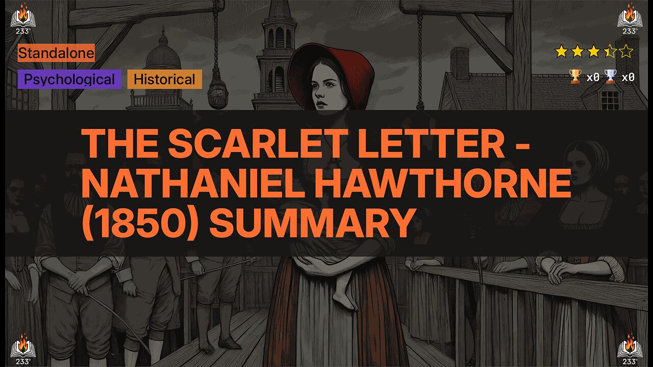The Scarlet Letter - Nathaniel Hawthorne (1850) Summary