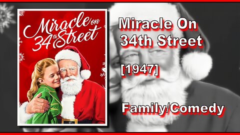 Miracle On 34th Street (1947) | FAMILY/COMEDY | FULL MOVIE