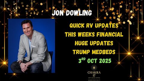 Jon Dowling Weekly RV Updates 3rd Oct 2025 Latest Updates 