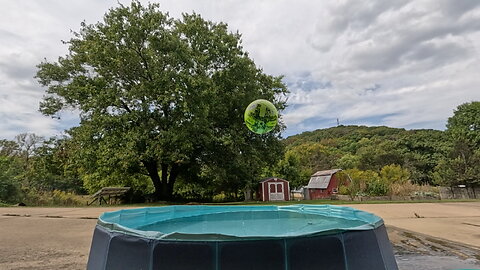 Slow Motion Special Soccer Ball Drop / Splash