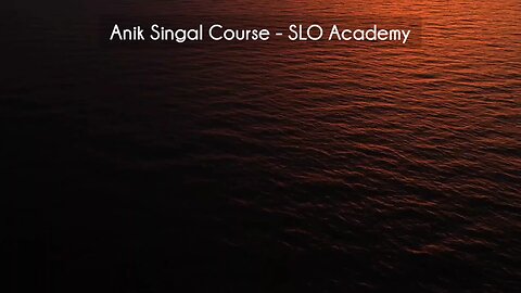 (courseslibrary.com)Anik Singal Course - SLO Academy Course download