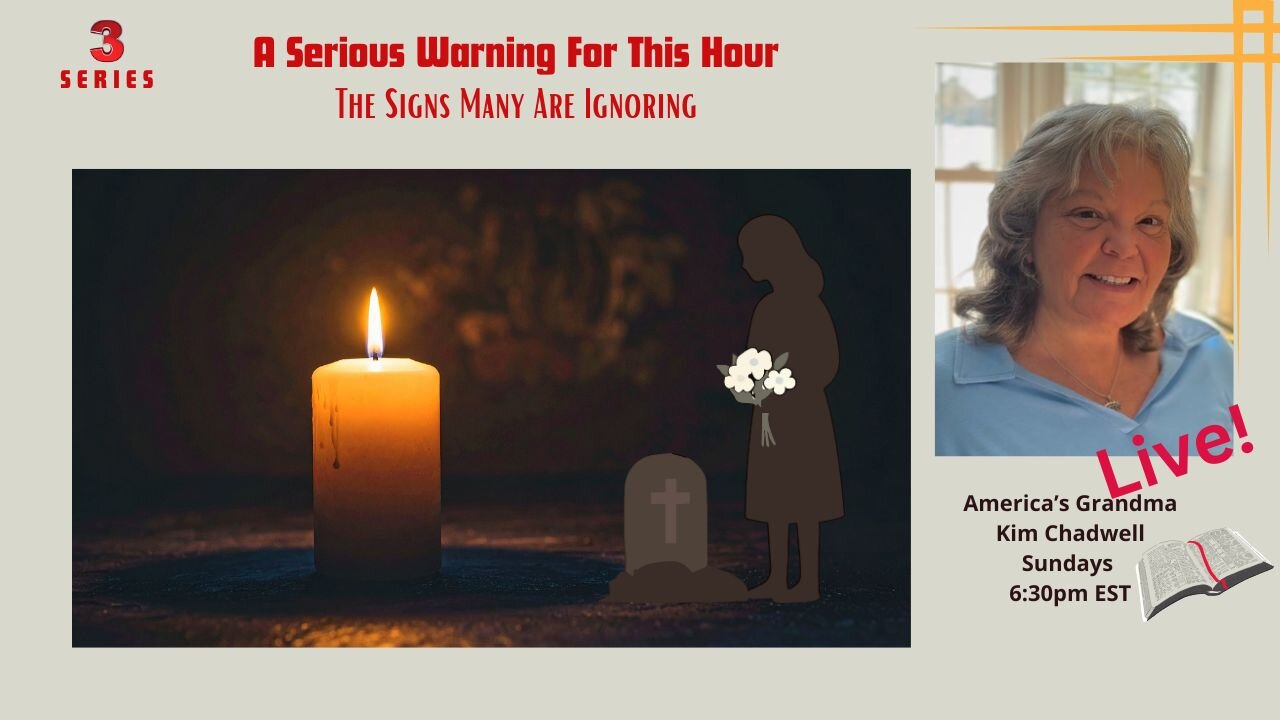 WARNING: Kim Chadwell Live With A Serious Warning