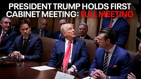 BREAKING NEWS: Trump Holds First Cabinet Meeting