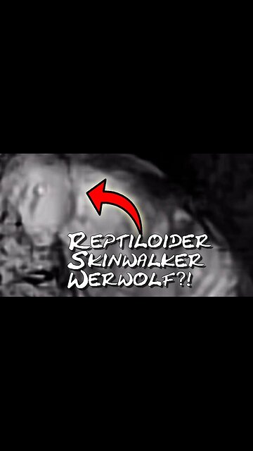 Reptiloider Skinwalker Werwolf auf Kamera festgehalten?