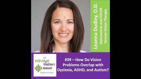 Is it ADHD or a Vision Problem - or Both? (Dr. Leanna Dudley, O.D., FOVDR)