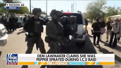 DHS disputes Democrat's claim she was pepper sprayed by ICE