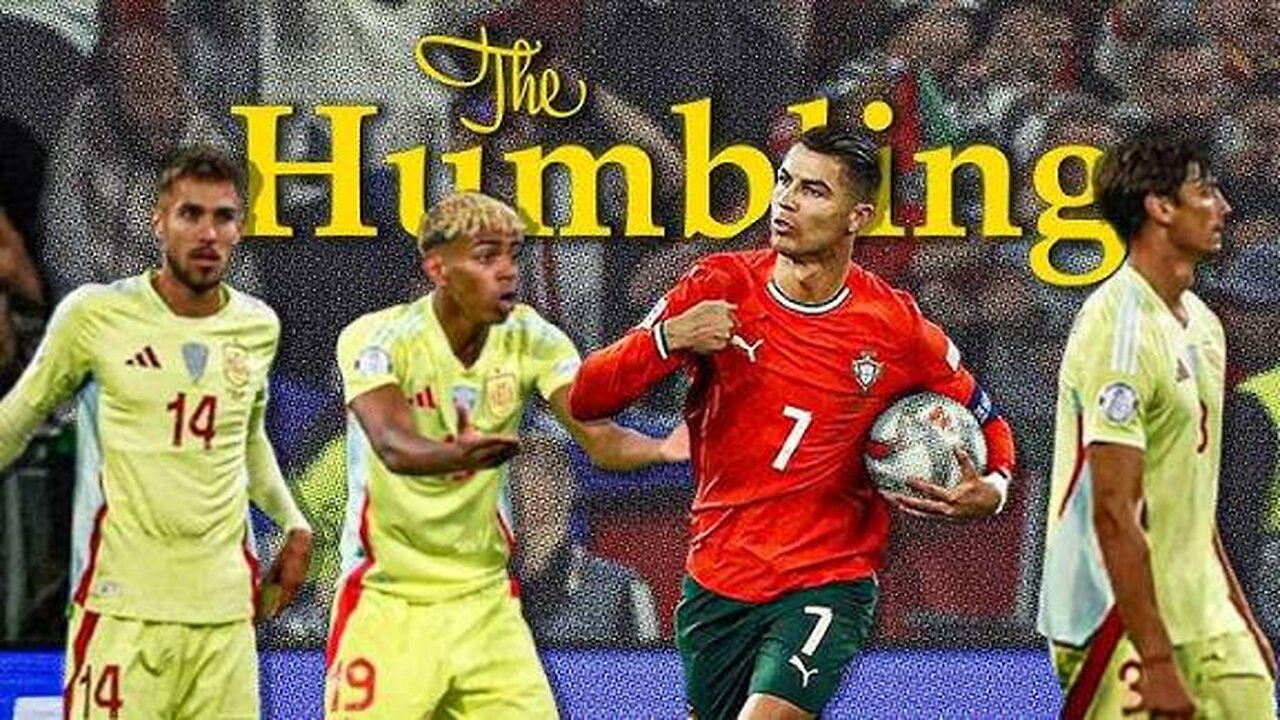 The humbling of lamine yamak bu cristiano Ronaldo