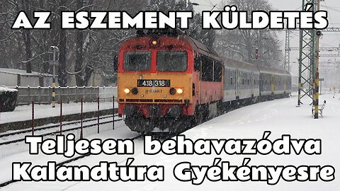 2026.01.06. Havas vonatozás Nagykanizsa - Murakeresztúr - Gyékényes, avagy az eszement küldetés.