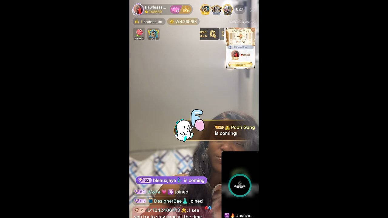 FLAWLESS SHANTEL CRIES ABOUT SIRBBB & FLAWLESS PRINCESS BOUNDARIES BIGO LIVE