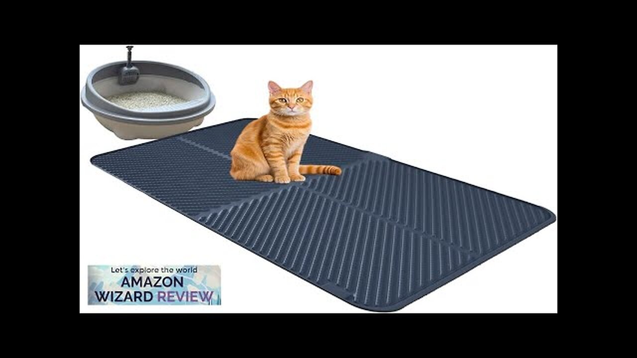 Silicone Cat Litter MatWaterproof Litter Trapping MatCat litter trapping Mat Review