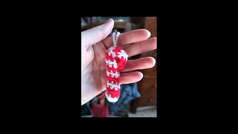 candy cane Amigurumi