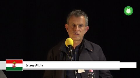 Ertsey Attila előadása a VI. Nemzetközi Béke- és Egészségkonferencián
