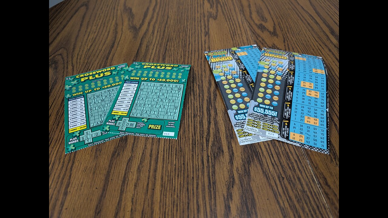LIVE SCRATCH BATTLE! Crossword Plus Cash Box Bingo BIG WINS?!