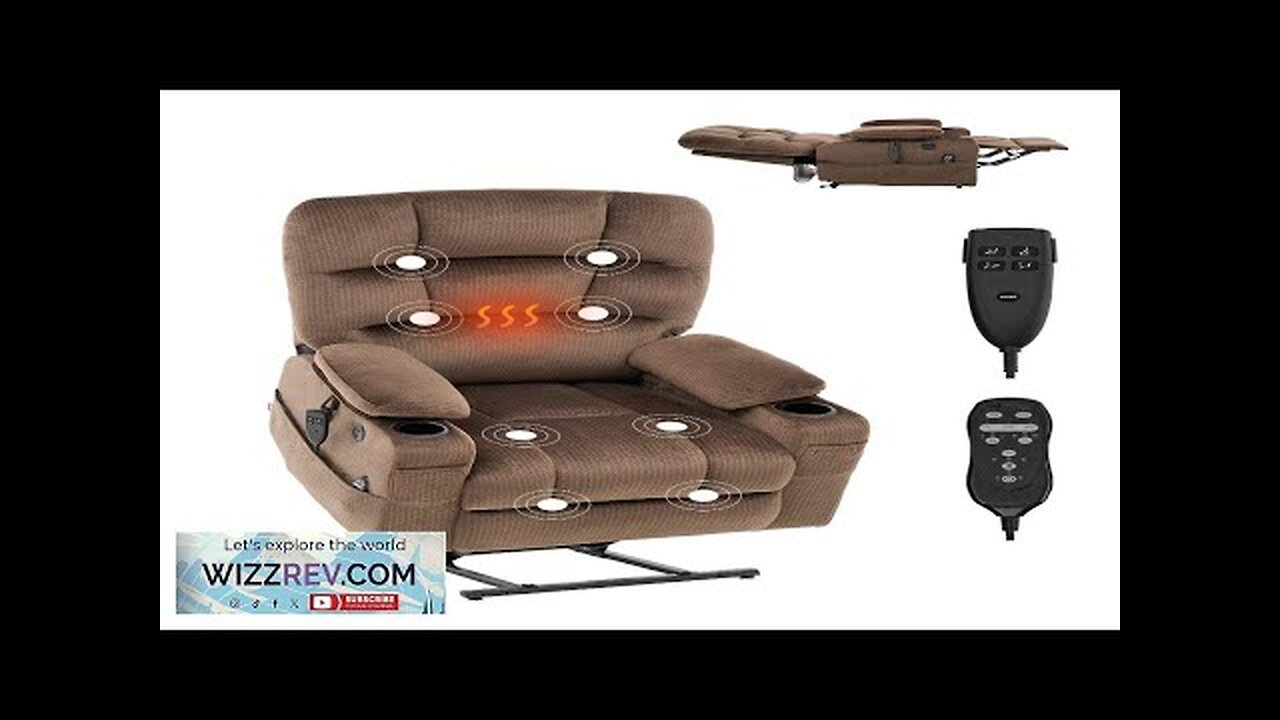 Power Lift Recliner Chair for Elderly Heat and Massage Electric Recliner Large Review