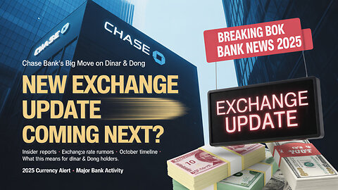 💥 Chase Bank’s Big Move on Dinar & Dong – What’s Coming Next? 💰🌍 💥 Today's Iraqi Dinar News!