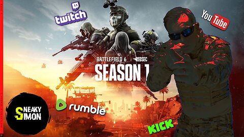 SNEAKY SIMON - Battlefield 6 - Mini Scout sniper rifle mastery 🔴LIVE