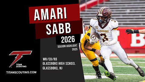 Amari Sabb (WR/CB/RB) - Football Athlete Marketing Video 2025