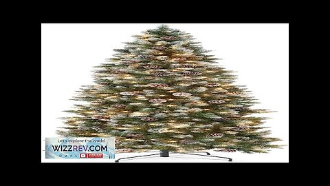 Best Choice Products 7.5ft Pre-lit Pencil Christmas Tree Partially Flocked & Frosted Review