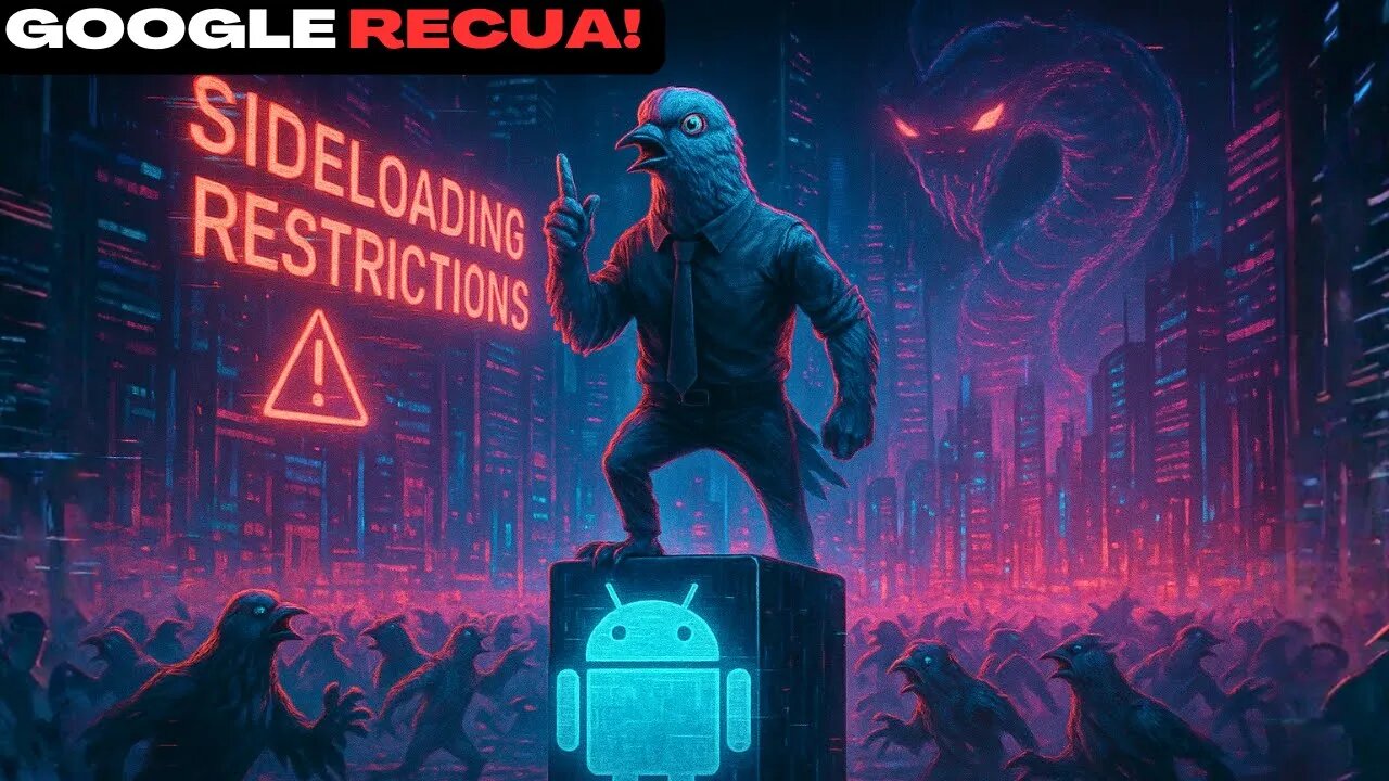 📰Google RECUA no sideloading: o caos, o medo e os “profetas do apocalipse mobile”