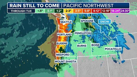 NOAA's 2025 Spring Weather Outlook - Atmospheric River Slams Pacific Northwest & Northern Rockies