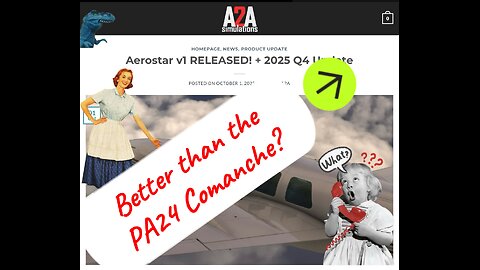Red Alert A2A Simulations Aerostar 600 Now Released▫️Oct. 01, 2025▪️Available on MSFS 20 & 24