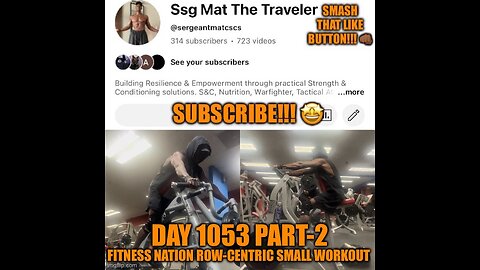 Row-Centric Back Small Workout (Day 1053 Part-2)