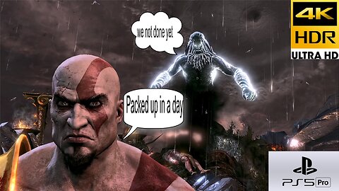 God of War 3 Remastered Kratos vs Zeus