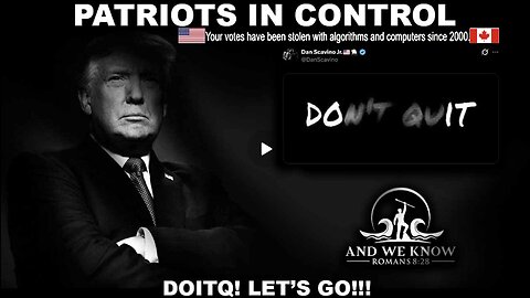 1.13.26: DON'T QUIT, PATRIOTS in CONTROL, how many coincidences? message sent, Entering Final phase