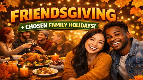Friendsgiving 🦃 The Rise of Chosen Family❤️