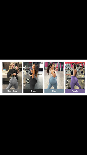 Trendy 2 Piece Seamless Design Leggings Sets with Padded Stretchy Sports Bra