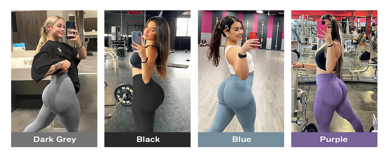 Trendy 2 Piece Seamless Design Leggings Sets with Padded Stretchy Sports Bra