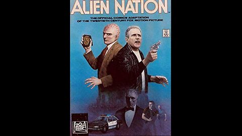 1988 Alien Nation Original Sci-Fi Futuristic Film featuring James Caan, Mandy Patinkin