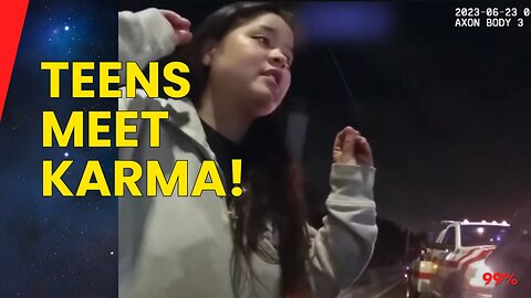 Entitled Teens vs. Cops: Instant Karma When They Pick the WRONG Officers! (Shocking Confrontations!)